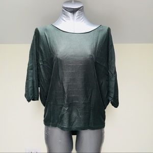 Olive green sweater top